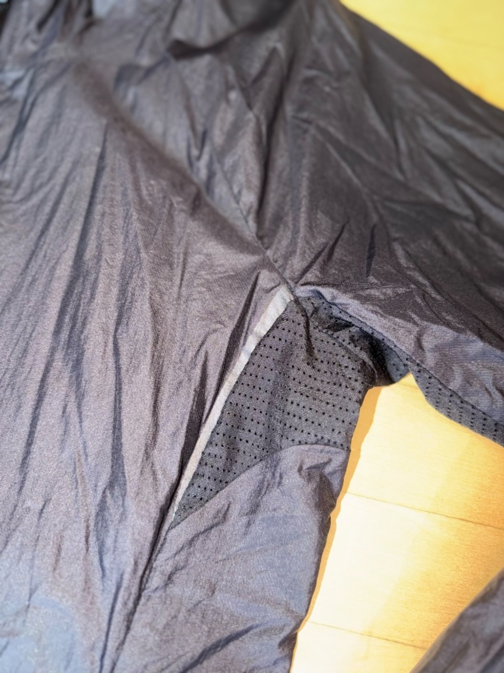 ATHLETA  Black‎ Windbreaker Hooded jacket, M,  CB2604 - Picture 4 of 4